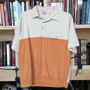 Vintage casually button short sleeve